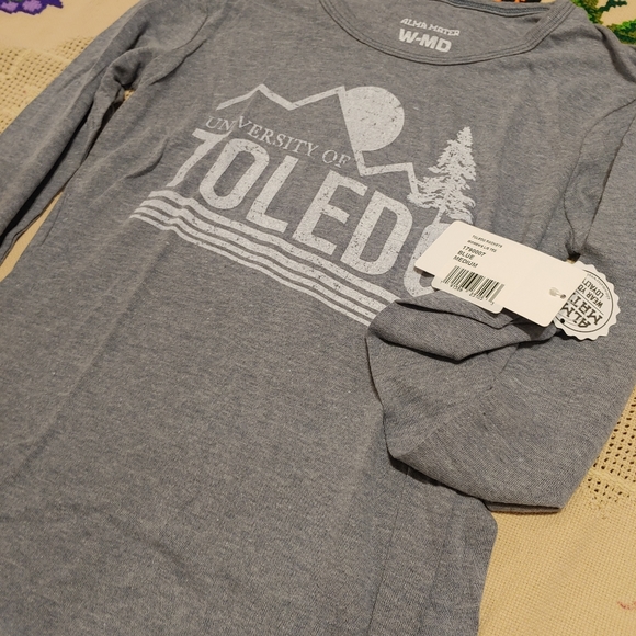 Alma Mater NCAA Womens Women's Long Sleeve T-Shirt - Picture 3 of 4